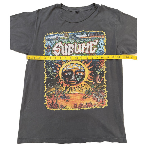 Sublime Shirt Mens Small Black Sun Graphic Band Rock Ska Punk T-Shirt Tee Reggae - Picture 4 of 7